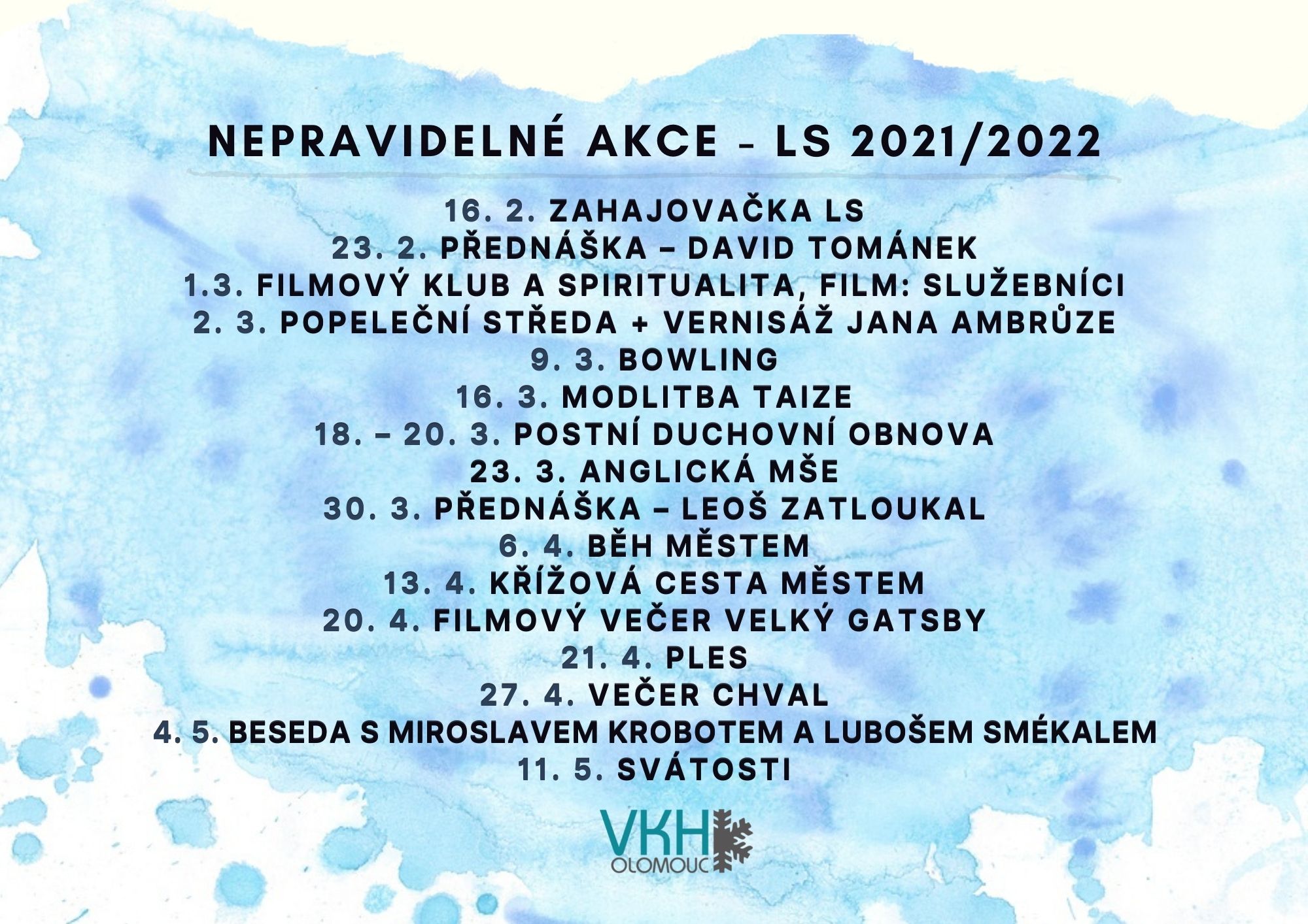 Nepravidelné akce LS 202122